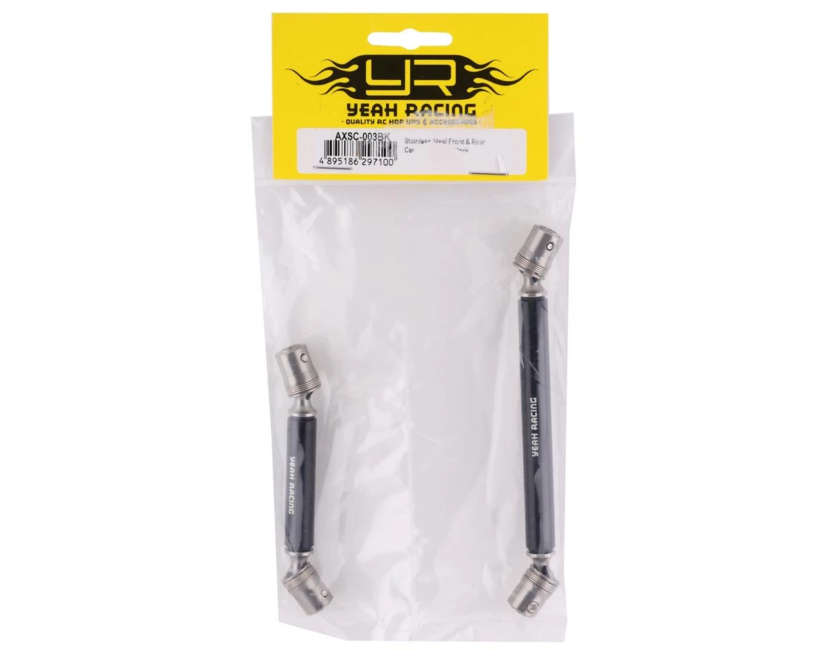 Yeah Racing Axial SCX10 II Stainless Steel Center Front & Rear Drive Shafts (2) 4 Yeah Racing Axial SCX10 II Stainless Steel Center Front & Rear Drive Shafts (2) - Image 2