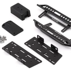 Yeah Racing Axial SCX10 II Steel Rock Sliders w/Receiver Box (Black) (2)