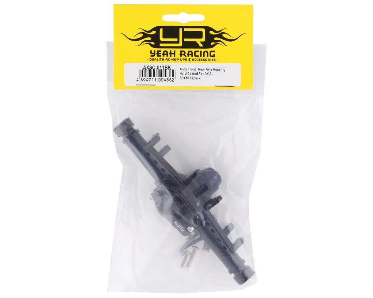 Yeah Racing Axial SCX10 II Front/Rear Aluminum Axle Housing (Black) 4 Yeah Racing Axial SCX10 II Front/Rear Aluminum Axle Housing (Black) - Image 2