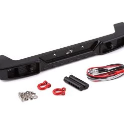Yeah Racing Axial SCX10 III Aluminum Rear Bumper w/LEDs (Black)