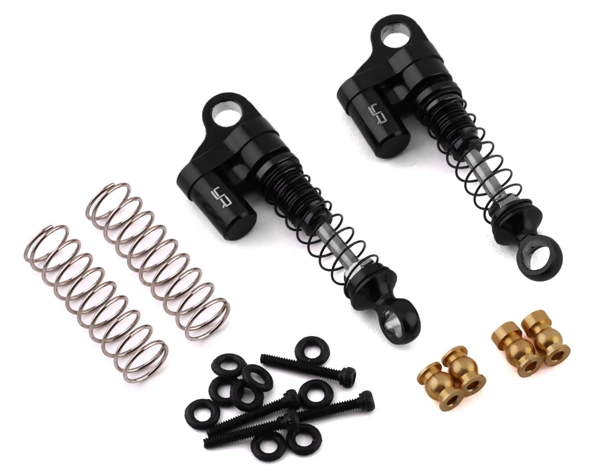 Yeah Racing SCX24 Aluminum Shocks (Black) (2) 3 Yeah Racing SCX24 Aluminum Shocks (Black) (2)