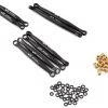 Yeah Racing Axial SCX24 C10 Aluminum Suspension Links (Black) (133.7mm Wheelbase) -Cheap Yeah Racing Store yea axsc 058