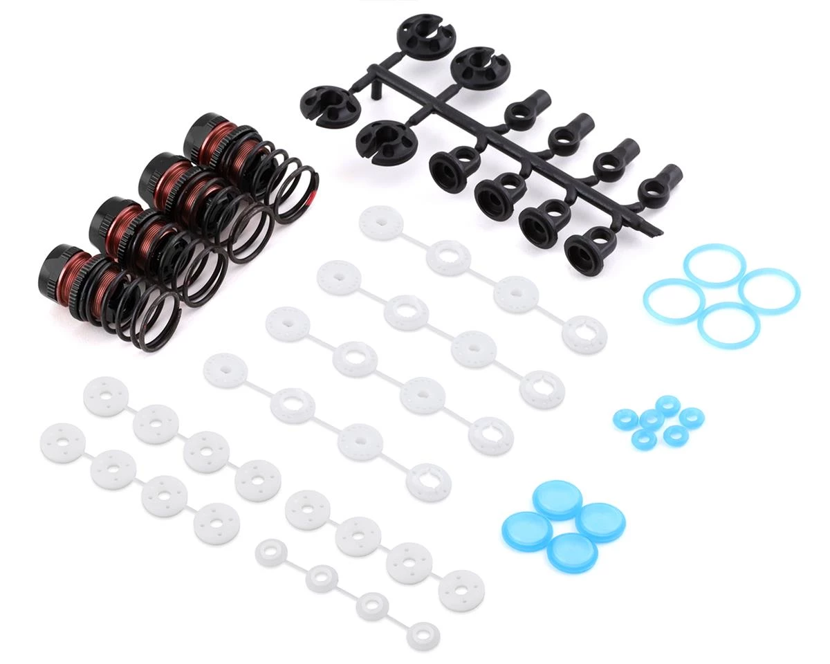 Yeah Racing Aluminum QUTUS Challenger Big Bore M-Chassis Shocks (Black) (4) (50mm) 3 Yeah Racing Aluminum QUTUS Challenger Big Bore M-Chassis Shocks (Black) (4) (50mm)