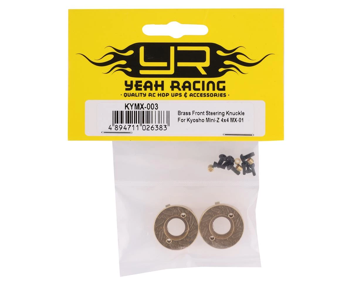 Yeah Racing Mini-Z MX-01 4x4 Brass Front Steering Knuckle Weight (2) 4 Yeah Racing Mini-Z MX-01 4x4 Brass Front Steering Knuckle Weight (2) - Image 2