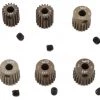 Yeah Racing Hard Coated 64P Aluminum Pinion Gear Set (17, 18, 19, 20, 21, 22T) (3.17mm Bore) 1 Yeah Racing Hard Coated 64P Aluminum Pinion Gear Set (17, 18, 19, 20, 21, 22T) (3.17mm Bore) -Cheap Yeah Racing Store yea mg 64017 022