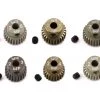 Yeah Racing Hard Coated 64P Aluminum Pinion Gear Set (23, 24 25, 26, 27, 28T) (3.17mm Bore) -Cheap Yeah Racing Store yea mg 64023 028