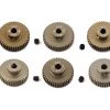 Yeah Racing Hard Coated 64P Aluminum Pinion Gear Set (41, 42, 43, 44, 45, 46T) (3.17mm Bore) -Cheap Yeah Racing Store yea mg 64041 046
