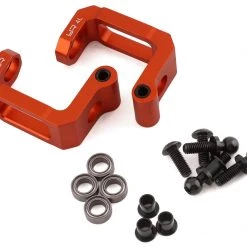 Yeah Racing HPI RS4 Aluminum Front C-Hub (Orange) (2)
