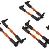 Yeah Racing HPI RS4 Aluminum Linkage Set (Orange) (6)