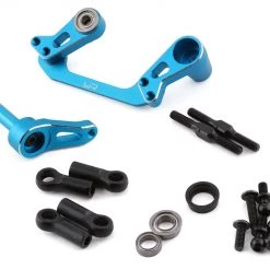 Yeah Racing Tamiya CC-01 Aluminum Bearing Supported Steering Rack (Blue)