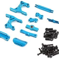Yeah Racing Tamiya CC-01 Aluminum Rear Four Link Conversion Kit (Blue)