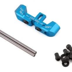 Yeah Racing Tamiya TT-02 RWD Aluminum Adjustable Rear Lower Suspension Arm Mount (Blue)