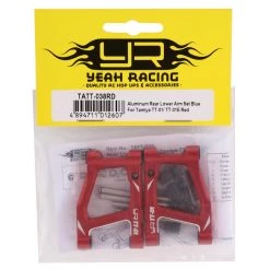 Yeah Racing Tamiya TT-01/TT-01E Aluminum Rear Lower Suspension Arms (Red) (2) -Cheap Yeah Racing Store yea tatt 038rd 1