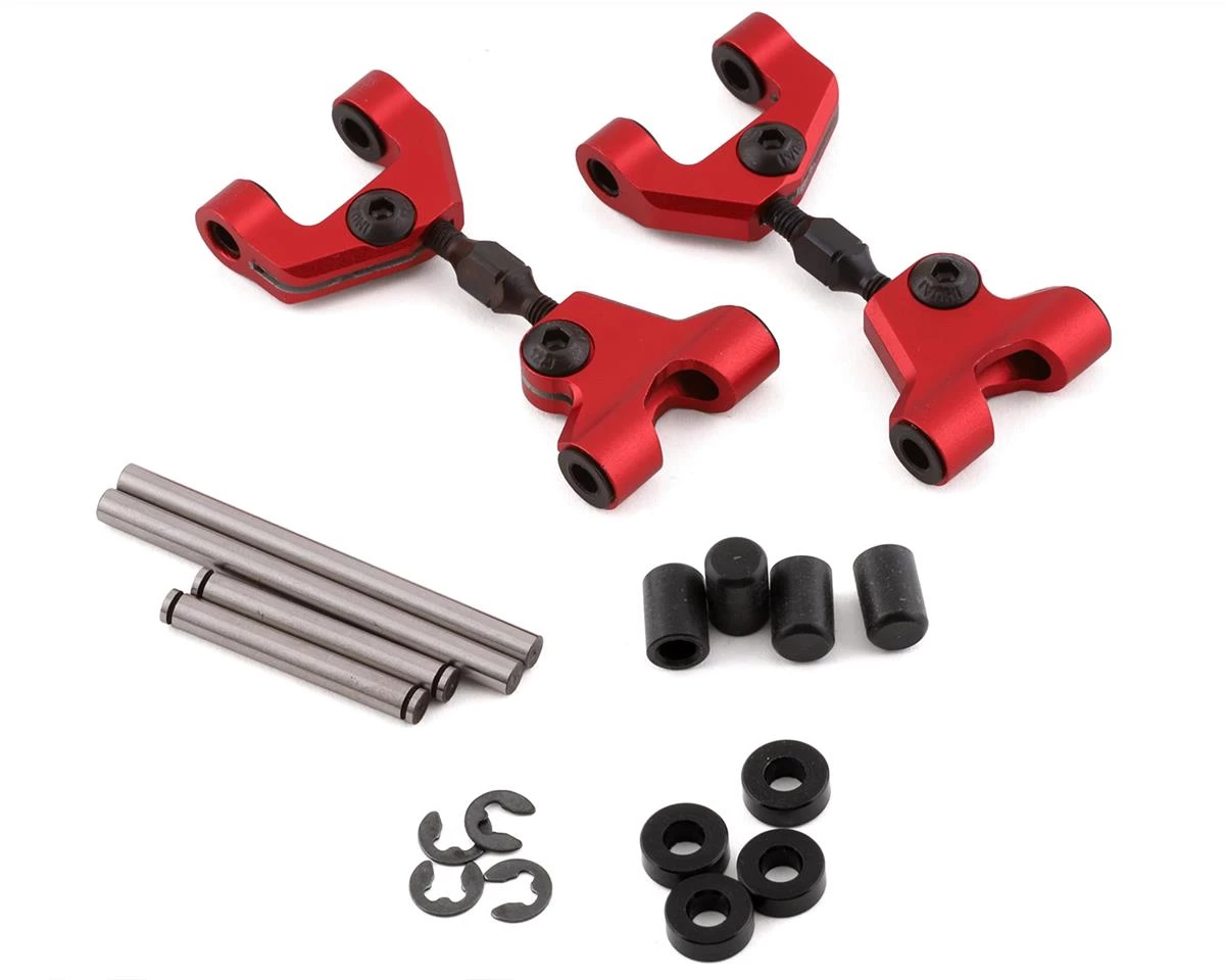 Yeah Racing Tamiya TT-01/TT-01E Aluminum Rear Upper Suspension Arms (Red) (2) 3 Yeah Racing Tamiya TT-01/TT-01E Aluminum Rear Upper Suspension Arms (Red) (2)