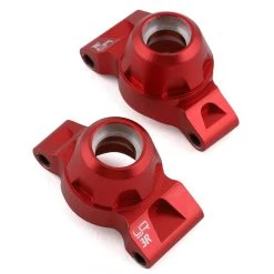 Yeah Racing Tamiya TT-01/TT-01E Aluminum Rear Hubs (Red) (2)