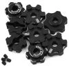 Yeah Racing Traxxas Maxx 17mm Aluminum Wheel Hex Set (Black) (4) -Cheap Yeah Racing Store yea trma 001bk