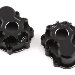 Yeah Racing Traxxas TRX-4 Aluminum Front/Rear Outer Portal Cover (Black) (23g)