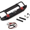 Yeah Racing Aluminum Front Bumper w/LED Light (Black)