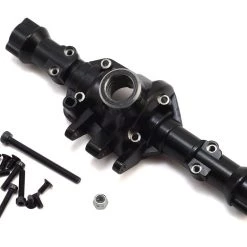 Yeah Racing Traxxas TRX-4 Alloy Rear Axle Housing (Black) (Titanium Coated)