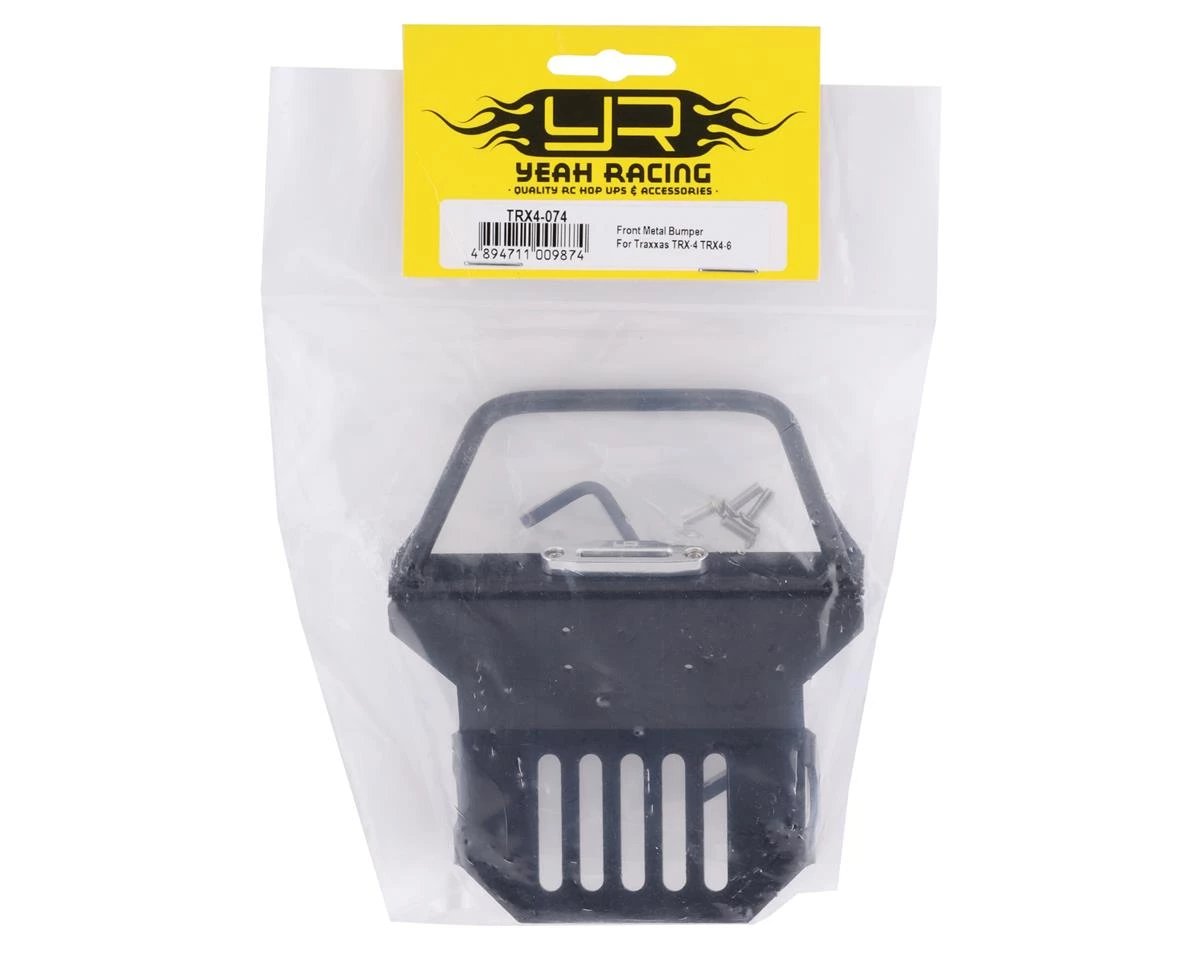 Yeah Racing Traxxas TRX-4/TRX-6 Metal Front Bumper (Black) 4 Yeah Racing Traxxas TRX-4/TRX-6 Metal Front Bumper (Black) - Image 2