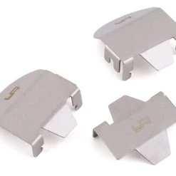 Yeah Racing Traxxas TRX-6 Stainless Steel Differential Skid Plate Set (3)