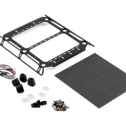 Yeah Racing Traxxas TRX-6 Mercedes Benz Aluminum & Carbon Roof Rack (Black)