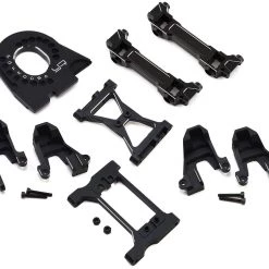 Yeah Racing Traxxas TRX-4 Aluminum Essentials Upgrade Set (Black)