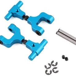 Yeah Racing Tamiya TT-02 Aluminum Rear Upper Suspension Arms (Blue) (2)