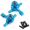 Yeah Racing Tamiya TT-02 Aluminum Steering Knuckle Set (Blue) (2) -Cheap Yeah Racing Store yea tt02 006bu