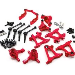 Yeah Racing Tamiya TT-02 Aluminum Essential Upgrade Set (Red)
