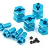 Yeah Racing 12mm Aluminum Hex Adaptors (Blue) (4) (15mm Offset) -Cheap Yeah Racing Store yea wa 023bu