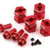 Yeah Racing 12mm Aluminum Hex Adaptors (Red) (4) (15mm Offset) -Cheap Yeah Racing Store yea wa 023rd