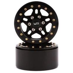 Cheap Yeah Racing Store 3 Yeah Racing 1.9" Aluminum 5-Spoke Beadlock Wheels w/12mm Hex (Black) (2)