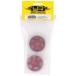 Yeah Racing 1.9" Aluminum BXC 6 Spoke Beadlock Wheels w/Faux Rotors (Red) (2) w/12mm Hex -Cheap Yeah Racing Store yea wl 0122rd 3