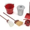 Yeah Racing Scale Crawler Garage Set w/Broom, Dustpan, Mop, Bucket, Garbage Can -Cheap Yeah Racing Store yea ya 0366