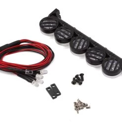 Yeah Racing 125mm Aluminum LED Light Bar w/5 Light Pods (Black)