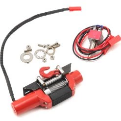 Yeah Racing 1/10 Scale Crawler Aluminum Winch (Red) (Type C)