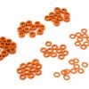 Yeah Racing 3x0.25/0.5/1.5/2/2.5/3mm Flat Washer Set (Orange) (70) -Cheap Yeah Racing Store yea ya 0390or