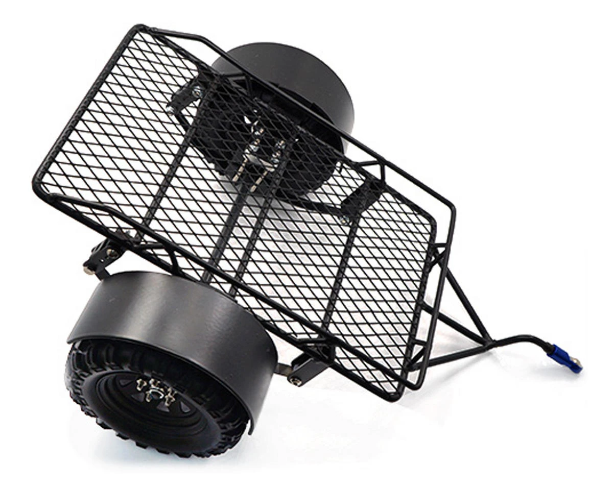 Yeah Racing 1/10 Scale Aluminum Leaf Spring Hitch Mount Crawler Trailer 4 Yeah Racing 1/10 Scale Aluminum Leaf Spring Hitch Mount Crawler Trailer - Image 2