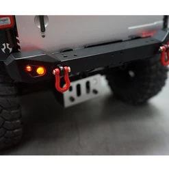 Yeah Racing Aluminum SCX10 Front & Rear Bumper Set w/Heavy Duty Shackle & LEDs -Cheap Yeah Racing Store yea ya 0431 3
