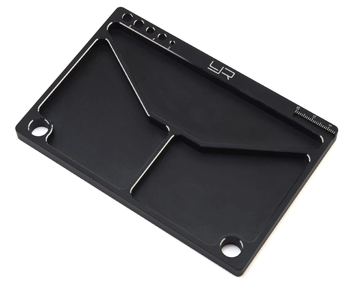 Yeah Racing Aluminum Parts Tray (Black) (145x95x5mm) 3 Yeah Racing Aluminum Parts Tray (Black) (145x95x5mm)