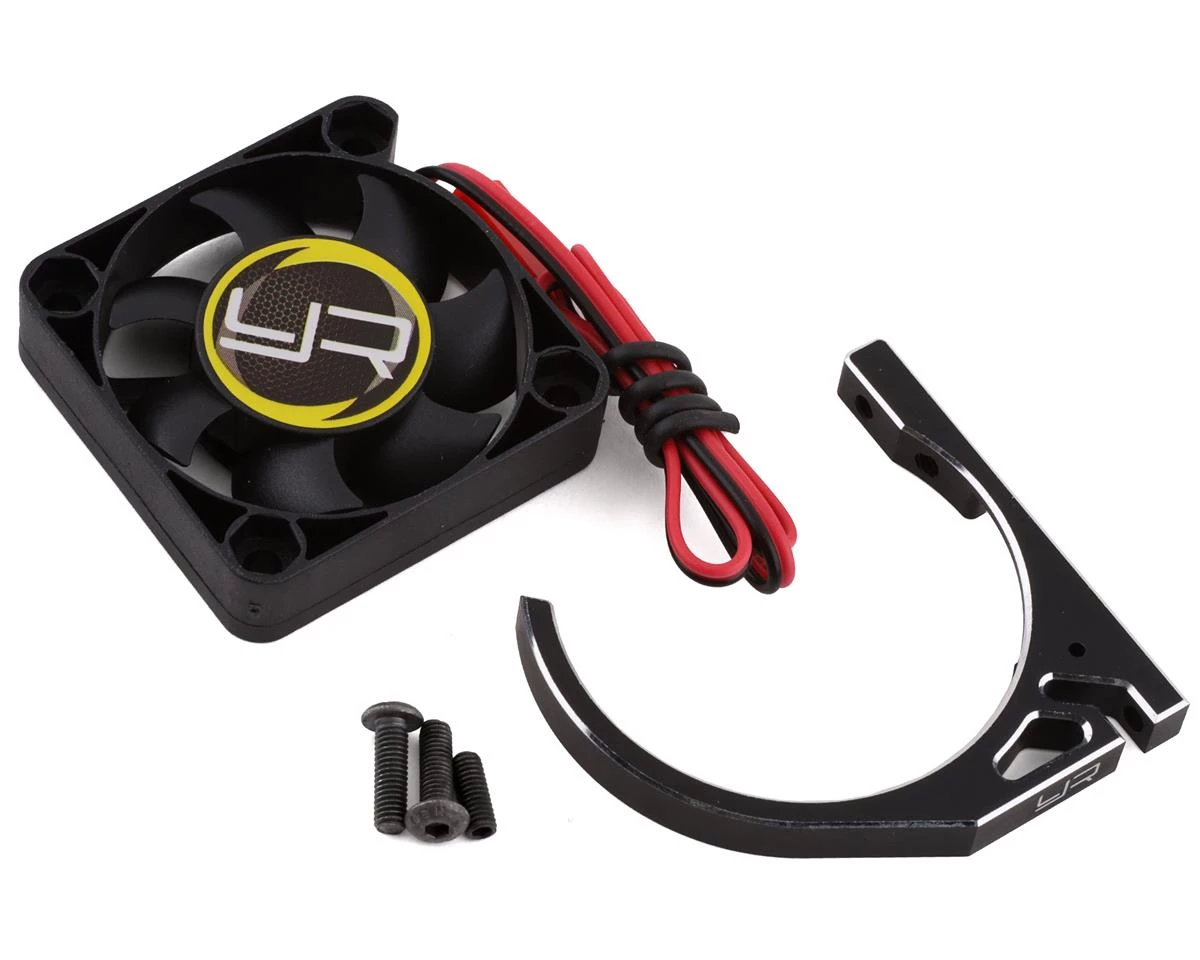 Yeah Racing 1/8 Aluminum Fan Mount Clamp w/40mm Cooling Fans (Black) 3 Yeah Racing 1/8 Aluminum Fan Mount Clamp w/40mm Cooling Fans (Black)