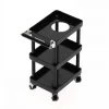 Yeah Racing 1/10 3 Tiered Metal Rolling Shop Cart Kit (Black)