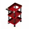Yeah Racing 1/10 3 Tiered Metal Rolling Shop Cart Kit (Red) -Cheap Yeah Racing Store yea ya 0628rd
