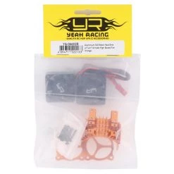 Yeah Racing Aluminum 540/550 Motor Heat Sink w/Twin Tornado Fans (Orange) -Cheap Yeah Racing Store yea ya 0643or 2