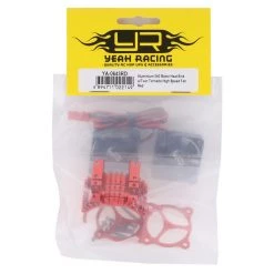 Yeah Racing Aluminum 540/550 Motor Heat Sink w/Twin Tornado Fans (Red) -Cheap Yeah Racing Store yea ya 0643rd 2