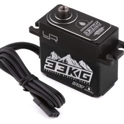 Yeah Racing 33kg Standard Coreless Metal Gear Waterproof Servo (Black) (High Voltage/Metal Case)